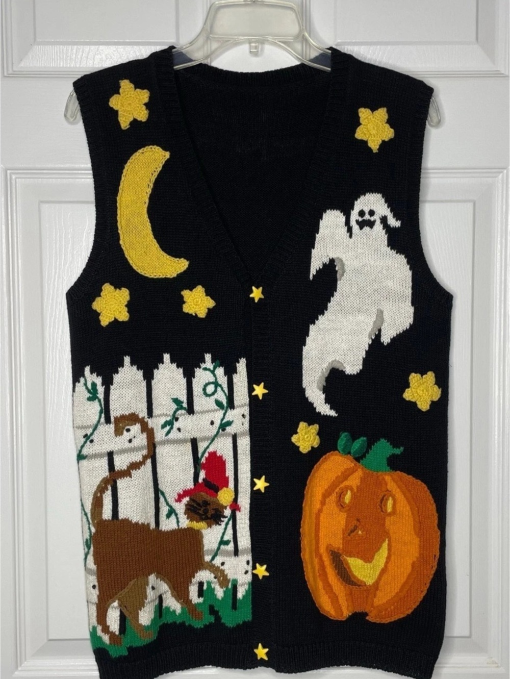 Vintage Halloween Sweater Vest